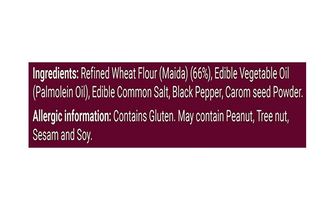 Bhikharam Chandmal Gol Mathri Stuffed Fine Flour Fried Balls    Pack  375 grams